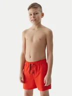 Spodenki damskie - 4F Szorty kąpielowe 4FJWSS24UBDSM066 Czerwony Regular Fit - miniaturka - grafika 1