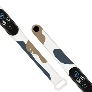 Strap Moro opaska do Xiaomi Mi Band 6 / Mi Band 5 silikonowy pasek bransoletka do zegarka wzór 12 - Etui i futerały do telefonów - miniaturka - grafika 1