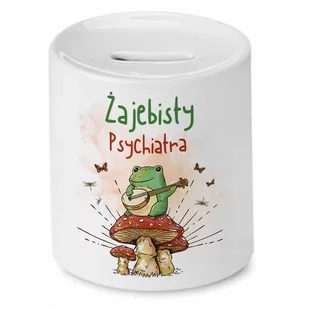 Skarbonka Dla Psychiatry na Urodziny na Prezent z Nadrukiem ze Zdjęciem - Skarbonki - miniaturka - grafika 1