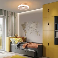 Wentylatory sufitowe - Mantra Iluminación Wentylator sufitowy LED Turbo, biały, DC cichy Ø 51 cm CCT - miniaturka - grafika 1