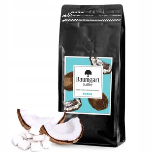 Kawa Mielona 1kg 1000g Smakowa 100% Arabica Brazylia Kokosowa Baumgart - Cappuccino i kawy smakowe - miniaturka - grafika 1