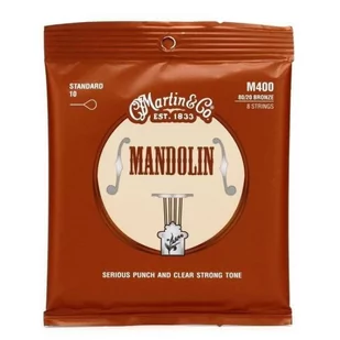 MARTIN M-400/10 Struny do mandoliny - Struny gitarowe  - miniaturka - grafika 1