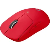 Myszki - LOGITECH Pro X Superlight 2 SE Czerwony 910-007552 - miniaturka - grafika 1