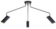 Lampy sufitowe - Light Prestige Futuro 3 wisząca czarna LP-17001/3C BK - miniaturka - grafika 1