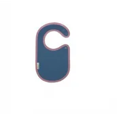 Śliniaki i fartuszki - ClickBibs Śliniaczek ClickBibs błękitny z lamówką różową w białe kropki b2b-2951-0 - miniaturka - grafika 1