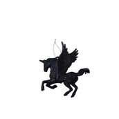 Bombki - Zawieszka jednorożec 13 x 12 cm czarna - miniaturka - grafika 1