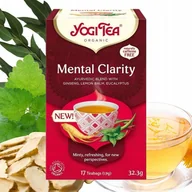 Herbata - Herbata Ziołowa Yogi Tea Mental Clarity 17 saszetek Żeń-Szeń Mięta EKO - miniaturka - grafika 1