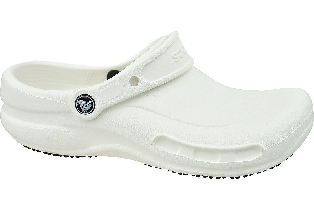 Crocs Bistro 10075-100, Męskie, klapki, Białe