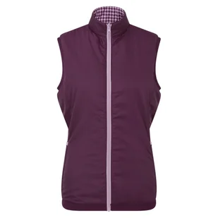 Damska dwustronna kamizelka golfowa Footjoy Insulated Reversible Vest purple/pink - Golf - miniaturka - grafika 1