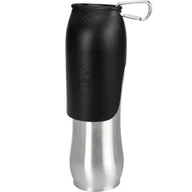 Sprzęt podróżny i transportery dla psów - Dogs Creek Bidon Stream srebrny 750 ml - miniaturka - grafika 1