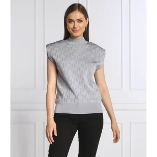 Karl Lagerfeld Top | Regular Fit - Koszulki i topy damskie - miniaturka - grafika 1