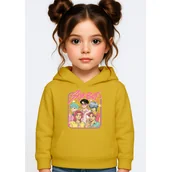 Bluzy dla dziewczynek - BLUZA DZIECIĘCA HUNTRIX SAJA BOYS 104 Z KAPTUREM BAWEŁNIANA JAKOŚĆ - miniaturka - grafika 1