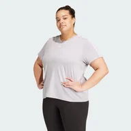 Koszulki sportowe damskie - AEROREADY Train Essentials 3-Stripes Tee (Plus Size) - miniaturka - grafika 1
