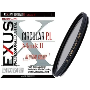Filtr polaryzacyjny MARUMI Exus Mark II (52 mm) - Filtry fotograficzne - miniaturka - grafika 1