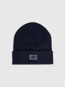 Czapki dla dzieci - 4F Czapka beanie dziecięca - granatowa Uniwersalny - miniaturka - grafika 1