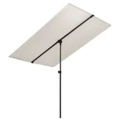 Parasole ogrodowe - vidaXL Parasol ogrodowy na słupku aluminiowym 2x1,5 m piaskowy 47337 - miniaturka - grafika 1