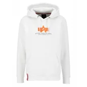 Odzież taktyczna i umundurowanie - Bluza z kapturem Alpha Industries Basic Rubber 178312RB 09 - Biała - miniaturka - grafika 1