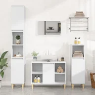 Toaletki - Szafka pod umywalkę, biała, 80x33x60 cm Lumarko! - miniaturka - grafika 1