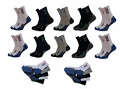 Skarpetki męskie - ZESTAW 10 PAR Skarpetki Skarpety Bawełniane Męskie Sport Robocze 43-47 - miniaturka - grafika 1
