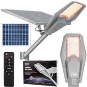 Lampy ogrodowe - LAMPA SOLARNA ULICZNA LED 120W CZUJNIK RUCHU PILOT VOLT POLSKA - miniaturka - grafika 1