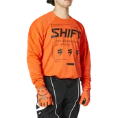 Odzież motocyklowa - Bluza Cross Shift White Label Bliss PomarańczowyXL - miniaturka - grafika 1