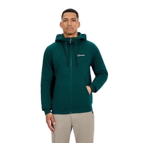 Berghaus Męska kurtka polarowa z logo na zamek błyskawiczny Off Peak, XXL