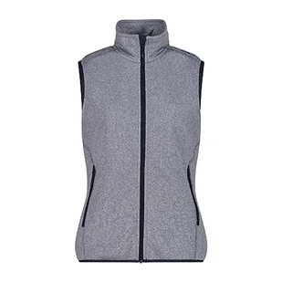 CMP Damska kamizelka Knit-Tech B.Blue-Biały, 52 - Kamizelki damskie - miniaturka - grafika 1