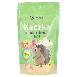 Kaszka manna orkiszowa jasna 200g - Płatki śniadaniowe i musli - miniaturka - grafika 1