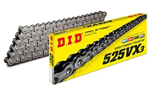 Łańcuch DID X-Ring 525VX3 / 120 stal niekończąca się (5/8 x 5/16 x 10,16) - Części motocyklowe - miniaturka - grafika 1