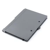 Deski z klipsem - Clipboard składany SAX, PP, A5/A4, z met. klipsem, z gumką i uchwytem na długopis, szary - miniaturka - grafika 1