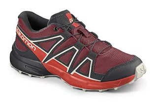 Buty dla chłopców - Salomon Dziecięce buty Speedcross Trail Running, czerwony - Red Dahlia Cherry Tomato Vanilla Ice - 31 EU - grafika 1