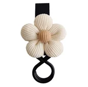 Akcesoria do wózków - Uchwyt Zaczep Do Wózka Na Torbę Uniwersalny Rzep Kwiatek Wzór 1 - miniaturka - grafika 1