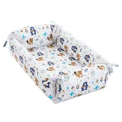 Łóżeczka i kojce - Prostokątne łóżeczko turystyczne dla dziecka, mata dla dziecka 100x60cm - miniaturka - grafika 1