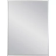 Lustra - Lustro łazienkowe prostokątne 60x80 cm srebrna rama - miniaturka - grafika 1