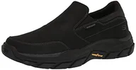 Klapki i japonki męskie - Skechers Męskie klapki Respected-Calum, Bbk, 40 EU - miniaturka - grafika 1