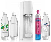 Saturatory - Sodastream Terra Biała  3 butelki : biała i 7up i pepsi - miniaturka - grafika 1