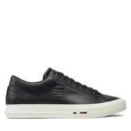 Sneakersy męskie - Sneakersy Tommy Hilfiger Hi Vulc Street Patch Lth Luxe FM0FM05203 Granatowy - miniaturka - grafika 1