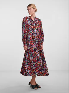 YAS Sukienka koszulowa 26027838 Kolorowy Regular Fit - Sukienki - miniaturka - grafika 1