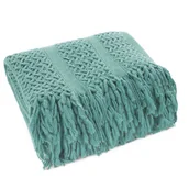 Koce - Eurofirany Euro Firany Koc 130 x 170 Akrylowy Akryl1 C. Mięta 1217103 - miniaturka - grafika 1