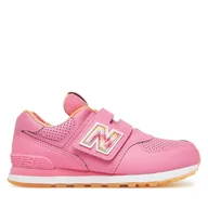 Buty dla dziewczynek - Sneakersy New Balance PV574KP Różowy - miniaturka - grafika 1