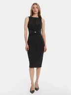 Sukienki - Rinascimento Sukienka koktajlowa CFC0125073003 Czarny Slim Fit - miniaturka - grafika 1
