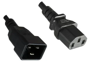 MicroConnect PowerCord C13-C20 0.5M Black - Kable - miniaturka - grafika 1