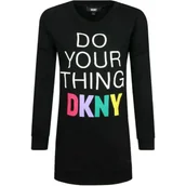 Sukienki i spódniczki dla dziewczynek - DKNY Kids Sukienka - miniaturka - grafika 1