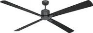 Wentylatory sufitowe - Energooszczędny wentylator sufitowy ze zdalnym sterowaniem Eco Neo III WiFi 180 cm bazaltowo-szary łopatki czarny / teak - miniaturka - grafika 1