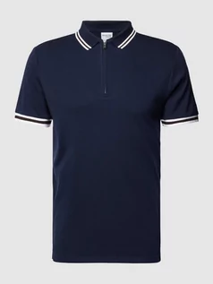 Koszulki męskie - Koszulka polo o kroju slim fit z detalem z logo model ‘TOULOUSE’ - grafika 1