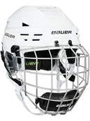 Hokej - Kask hokejowy Bauer RE-AKT 85 Combo White Senior L - miniaturka - grafika 1