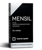 Układ moczowy i płciowy - PRZEDSIĘBIORSTWO PRODUKCJI FARMACEUTYCZNEJ HASCO-L Mensil (Sildenafil 25mg) lek na impotencję 2 tabletki 3341671 - miniaturka - grafika 1