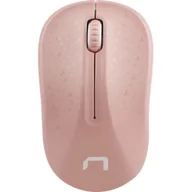 Myszki - Natec Toucan (NMY-1652) różowo-biała - miniaturka - grafika 1