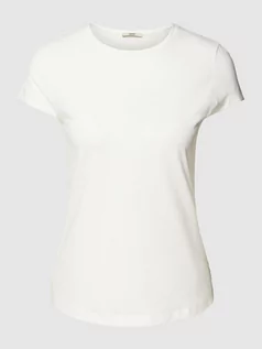 Koszulki i topy damskie - T-shirt z bawełny z okrągłym dekoltem - grafika 1