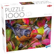 Układanki dla dzieci - Puzzle 1000 Robin W Jesiennych Liściach - miniaturka - grafika 1